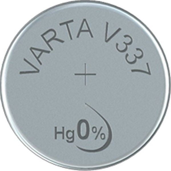 Silberoxid-Knopfzelle Typ SR416 / V337 von Varta